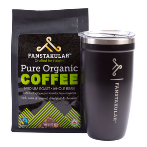 
                  
                    Load image into Gallery viewer, Bundle 12 oz Bag of Coffee + Tumbler - Fanstakular Health Inc.
                  
                