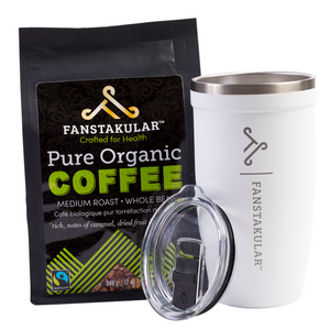 
                  
                    Load image into Gallery viewer, Bundle 12 oz Bag of Coffee + Tumbler - Fanstakular Health Inc.
                  
                