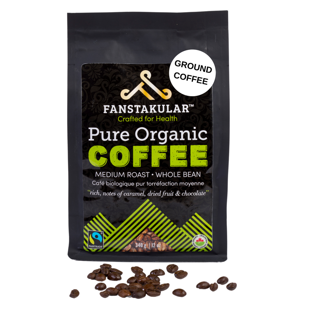 Medium Roast Ground Coffee - Fanstakular Health Inc.